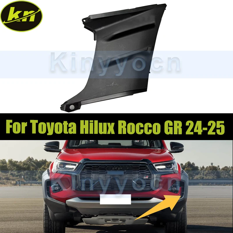 

Front Bumper Side Vent Trim For Toyota HiLux Rocco GR 2023 2024 2025 Bumper Side Vent Cover Replacement