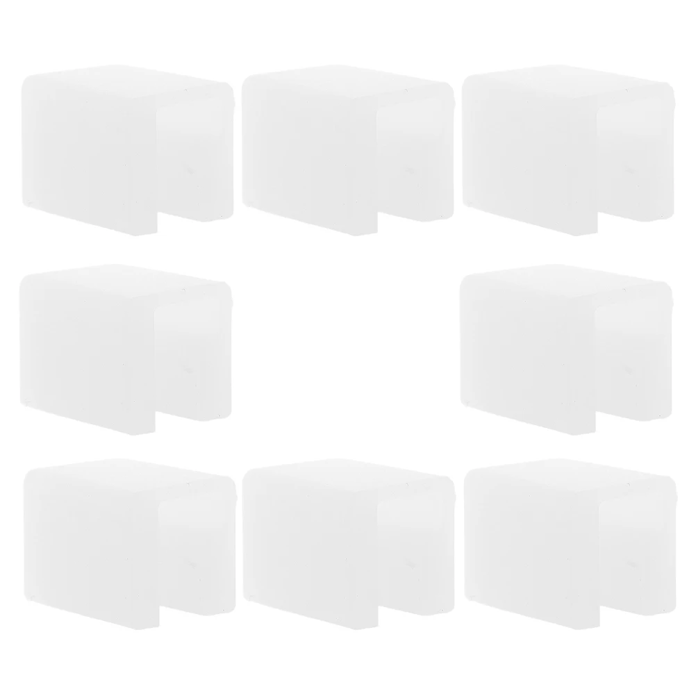 

8pcs Silicone Anti-collision Drawer Handles Baby Proof Corner Protectors Wardrobe Desks Durable Guards Furniture
