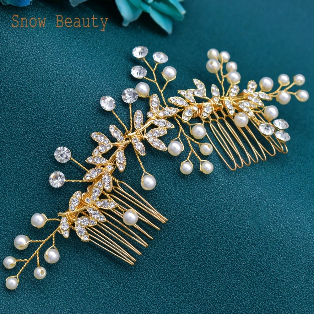 A429 Peineta de Lujo con Cristales para Mujer, Accesorios para el Cabello de Boda, Horquillas Chinas, Peineta para Niñas, Peinetas de Flamenco, Tiara para Novia, Matrimonio