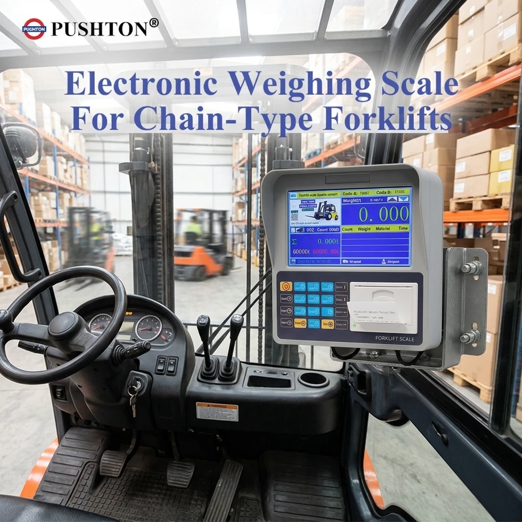 Pushton Forklift Scale - High Precision Weighing For Logistics Warehouse