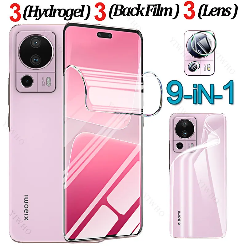 Camera Glass Soft Hydrogel Film Screen Protectors for Xiaomi 13 Lite Back Water Gel for Xiaomi 13lite 13Lite 6.55\