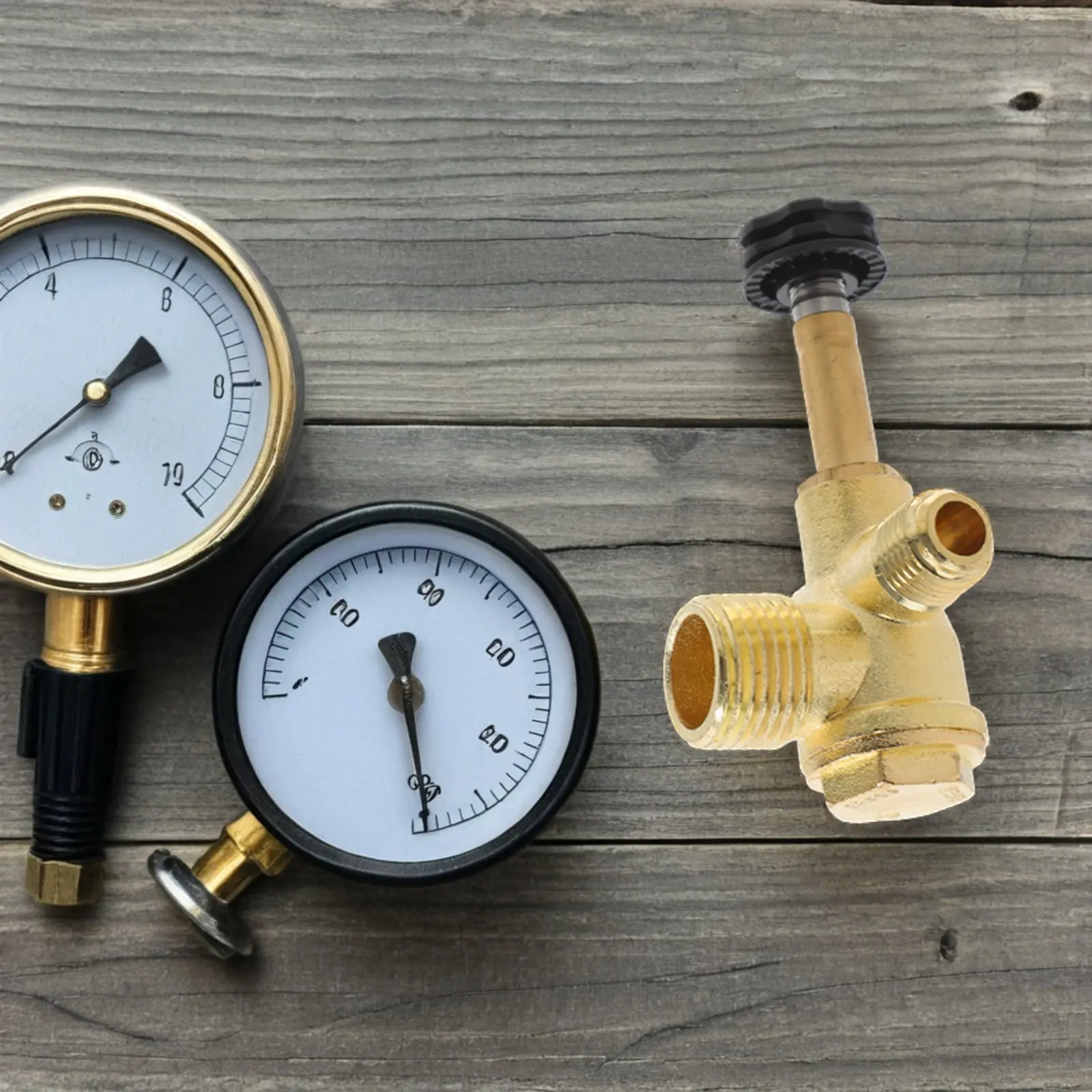 

Air Compressor Check Valve Dual Tube Non-Return Threaded 4 Way Pneumatic Accessory Joint Tool Replacement Accessory