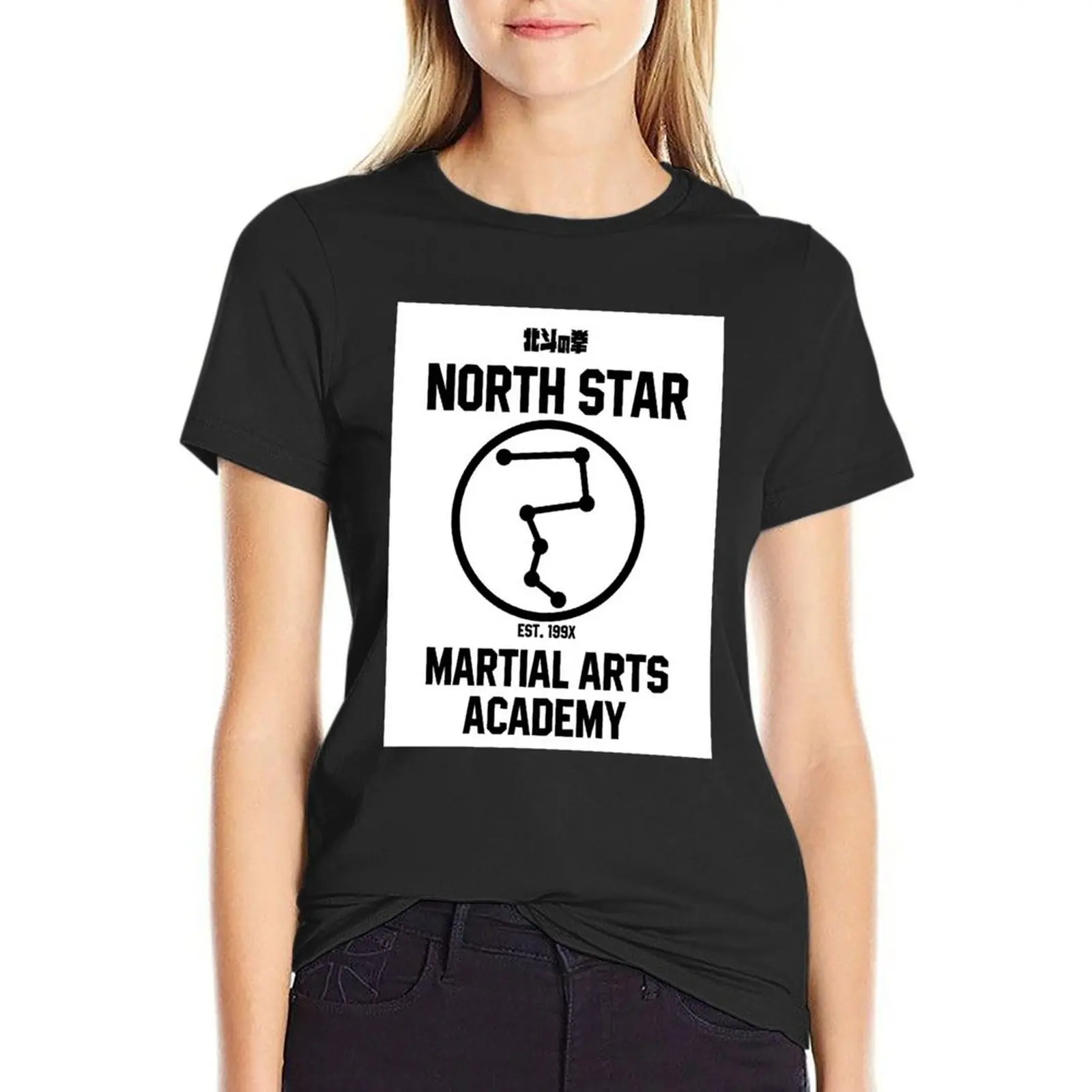 North Star Martial Arts Academy, Hokuto No Ken T-Shirt hippie clothes summer top vintage clothes summer clothes Women clothing