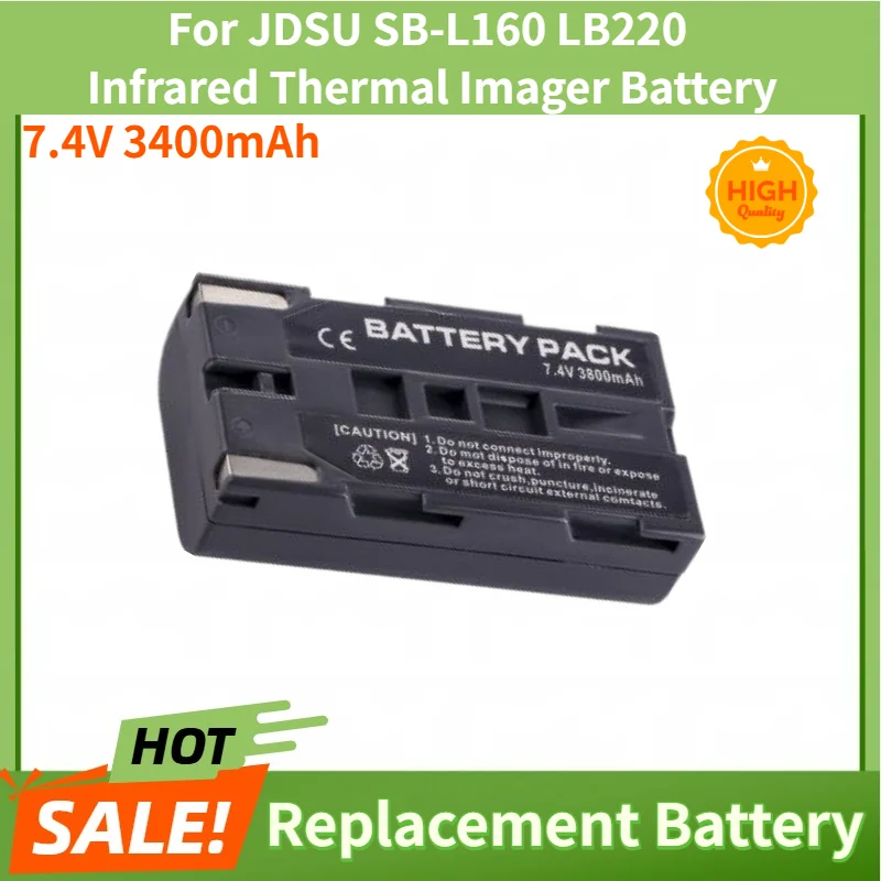For JDSU SB-L160 LB220 Infrared Thermal Imager High Quality Replacement Battery 7.4V 3400mAh