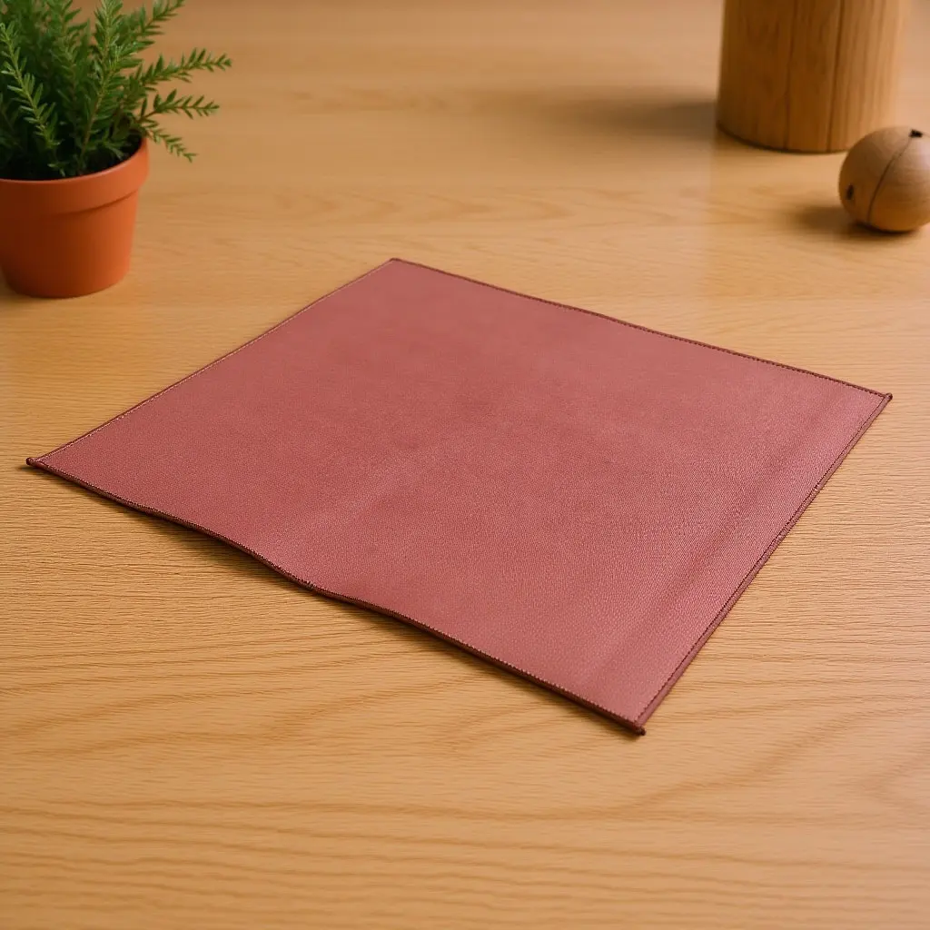 

Квадратный коврик для маджонга 70 см/27,5 дюймов, утолщенный, нескользящий, с шумопоглощением, для карточных и плиточного игр, защитное покрытие для столешницы, коричневый, игровой.