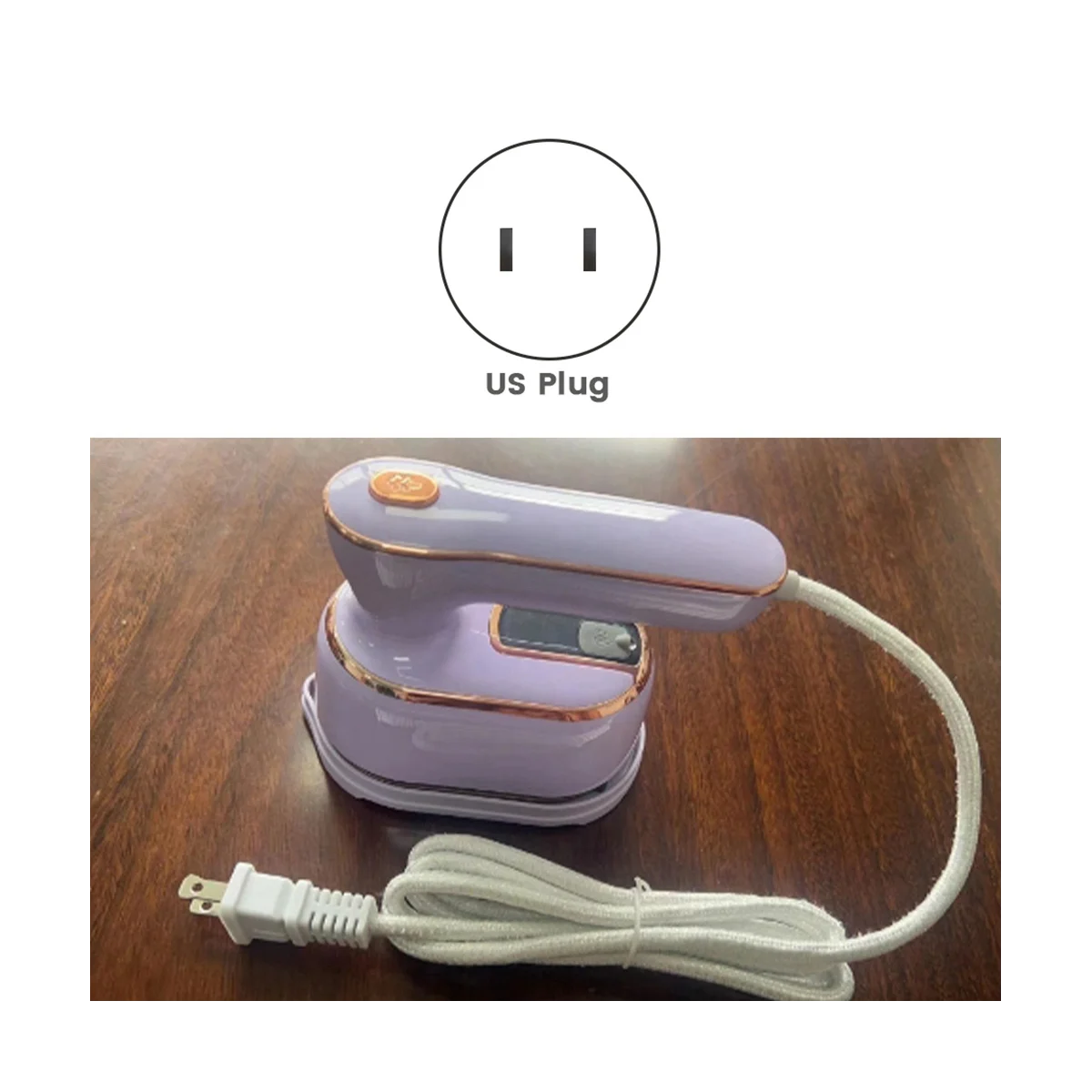 Электрический утюг, вращающаяся подвесная гладильная машина, бытовая техника, аксессуары для одежды, бытовые гаджеты, вилка стандарта США