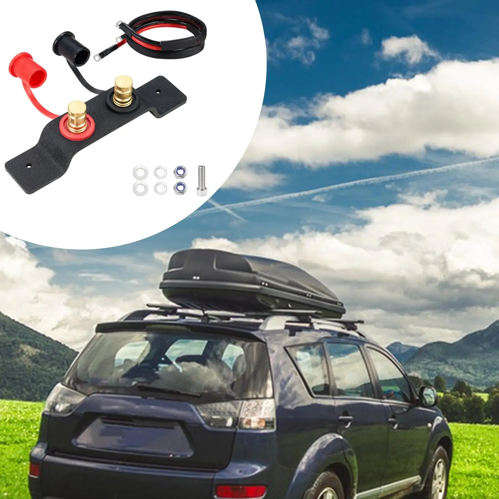 

Remote Battery Charging Terminal Jumper Post, Battery Relocation Kit, Remote Terminals Charging Post for RV