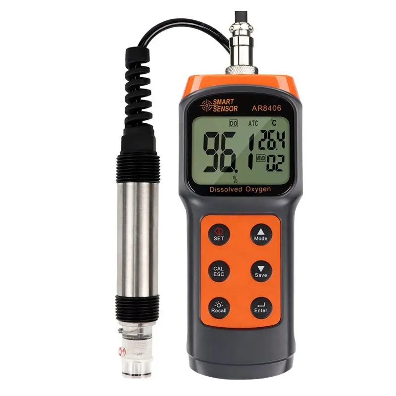 

ABJI-Digital Dissolved Oxygen Meter Aquaculture DO Tester Water Quality Tester Measuring Range Oxygen Contents Detector