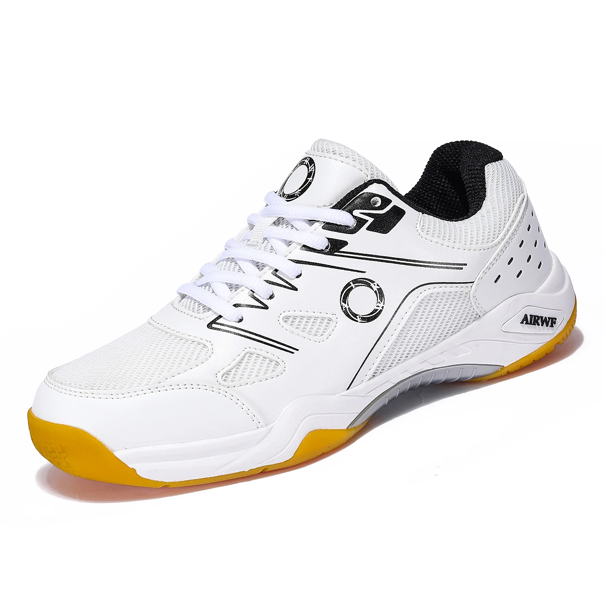 Unisex Durable Sport Sneakers Stable Badminton Table Tennis Handball Training Shoes for Men Women Volleyball Athletic Footwear
