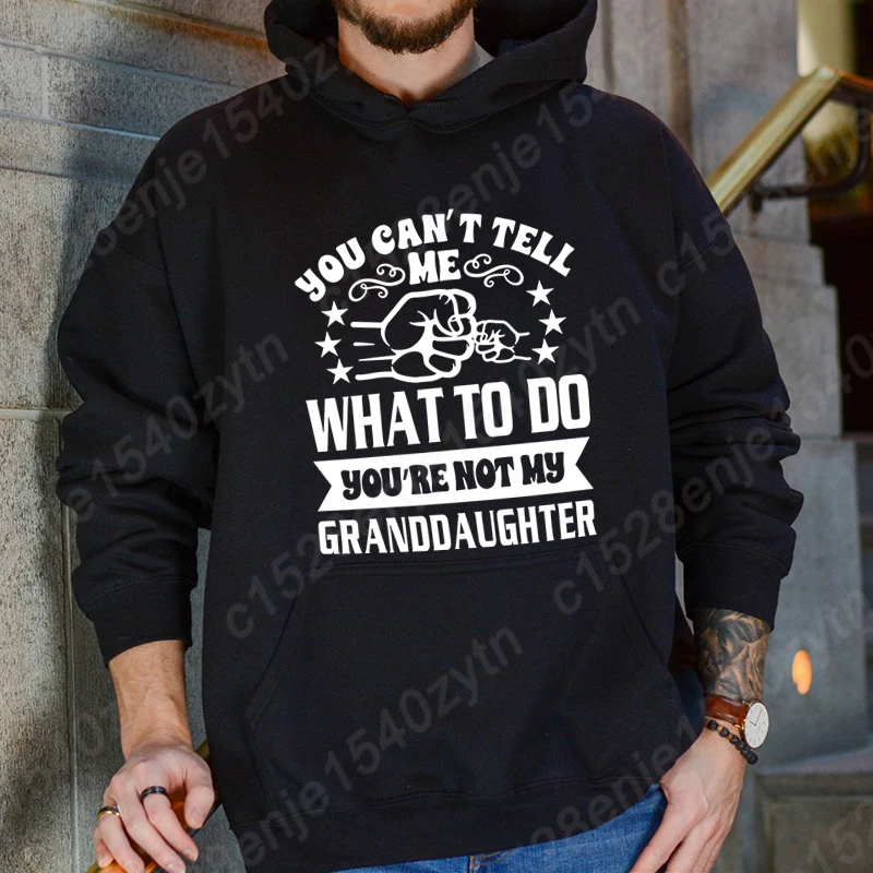 

Funny You Can't Tell Me What To Do Print Hooded Hoodie Fashion Men's Casual Pullover Hoodies Winter And Autumn Sweatshirt Hoodie