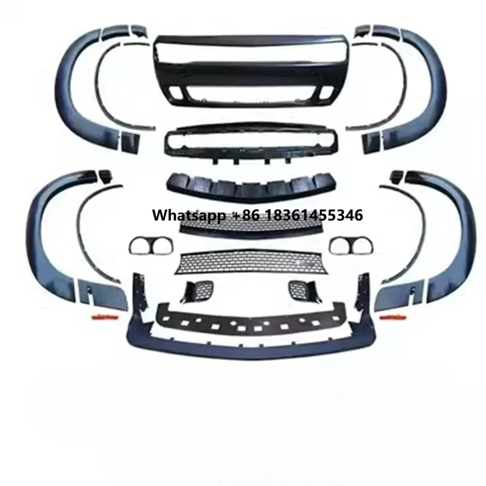 

For 13-23 Challenger modified Demon Hellcat Wheel eyebrow hood Car body kit surround Front rear bumper