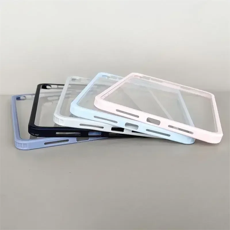 2025 A16 لجهاز IPad 11th Generation حافظة مقاومة للصدمات HD Clear Ultra Thin غطاء صلب حافة ناعمة لجهاز IPad Pro11 Air 5 8th 7th Mini 7 6 #4