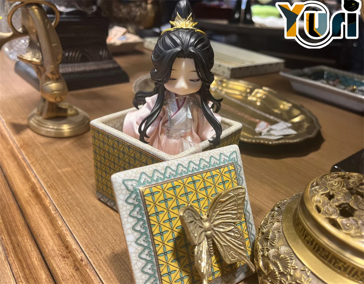 Anime Tian Guan Ci Fu TGCF Comics Xie Lian Hua Cheng Handgemaakte OB11 OB22 1/12 BJD Haar Pruik Afneembare Game Cosplay Leuke Rekwisieten