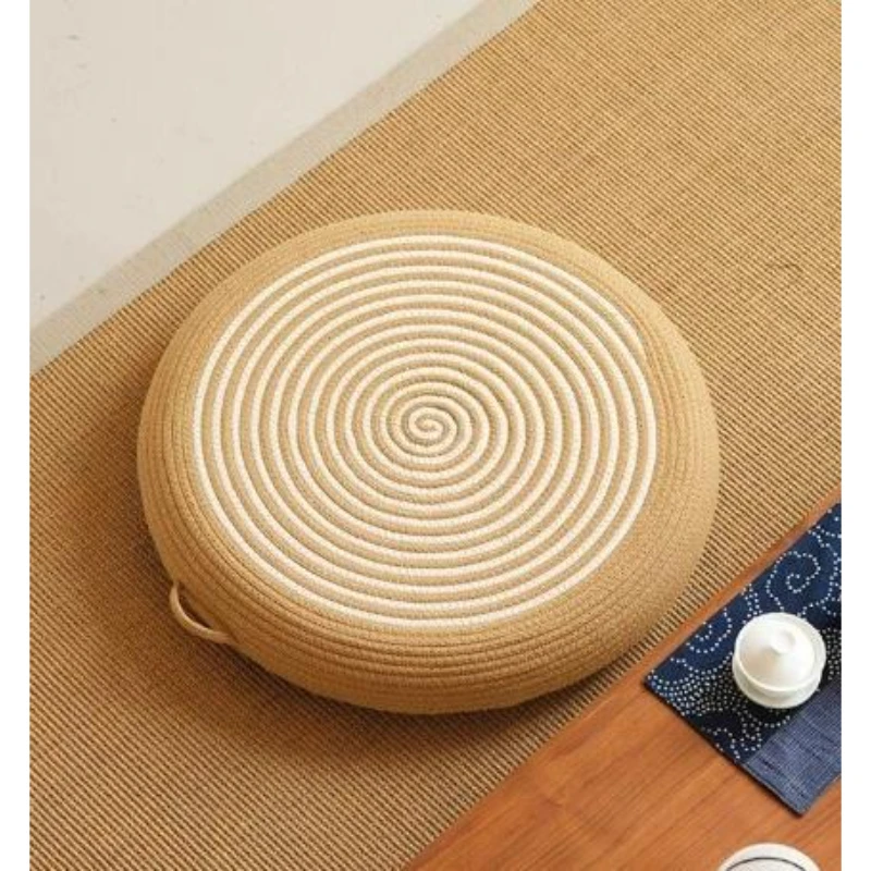 Cushion for Home Use, Living Room, Balcony, Floating Window, Tatami Mat, Thickened Seat Cushion, Circular，Home Textile，Cushion