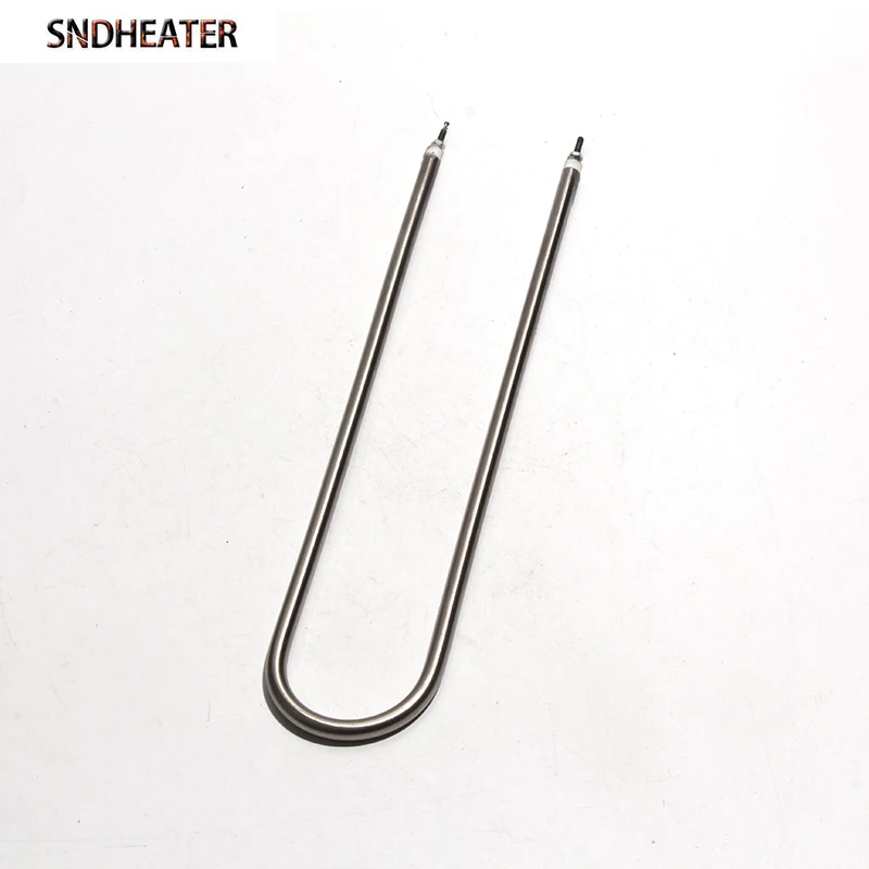 عنصر تسخين من نوع SNDHEATER U ، فرن كهربائي أنبوبي مستقيم ، شمع ، شمع ، شمع ، شمع ، شمع من الفولاذ المقاوم للصدأ ، شمع