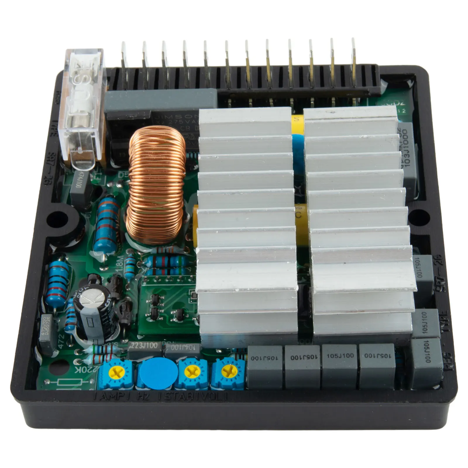 

AVR SR7 2G Voltage Regulator For Mecc Alte For Meccalte Generator Terminal 3 3A excitation positive and regulated power supply