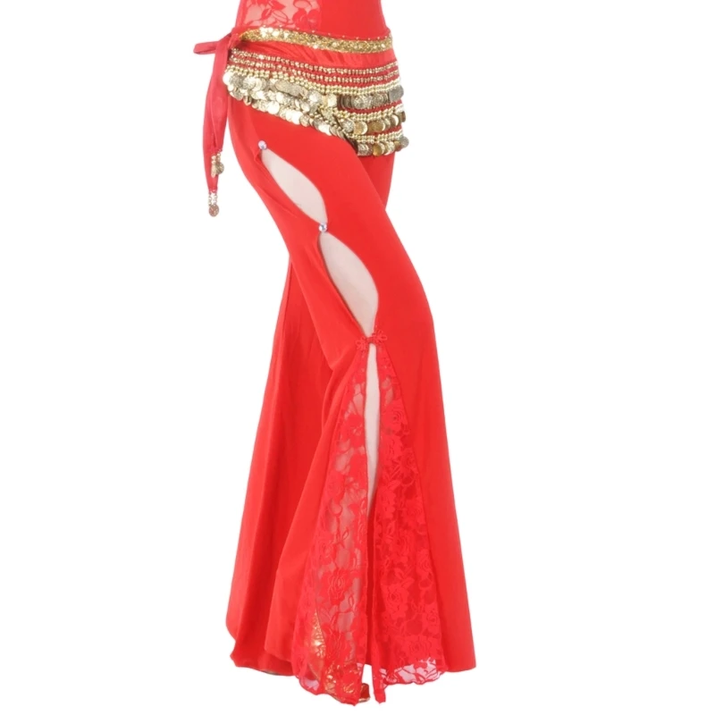 R1WE عالية تمتد الرقص ممارسة قيعان التجفيف السريع النايلون النسيج المهنية الرقصات فتل الرطوبة أزياء رقص #6