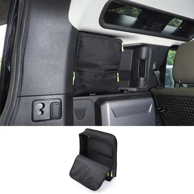 

For Land Rover Defender L663 2020-2025 Car Trunk Side Window Bag/Side Storage Bag Oxford Cloth