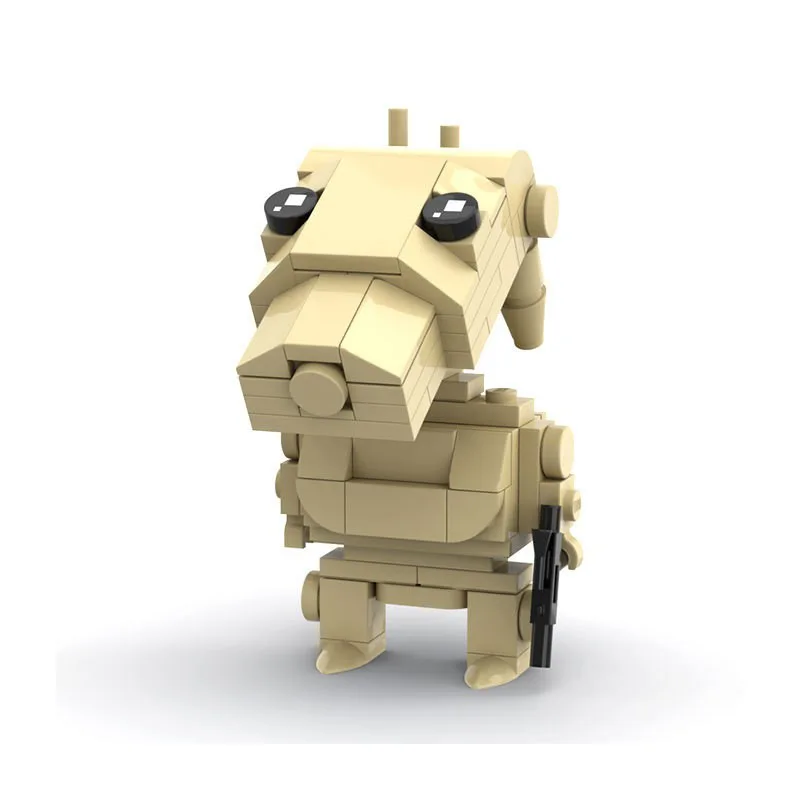 우주 전쟁 시리즈 빌딩 블록 MOC 크리 에이 티브 영화 액션 피규어 B1 전투 로봇 모델 어린이 조립 장난감 생일 선물