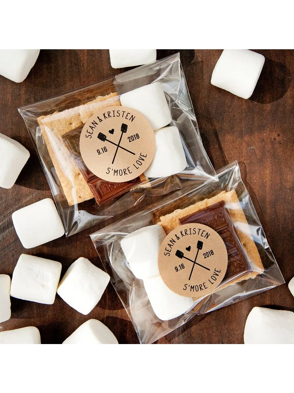 200 Pcs 5x7 Inch Clear Resealable Cellophane Bags, Self-Sealing for Cookies & Party Favors