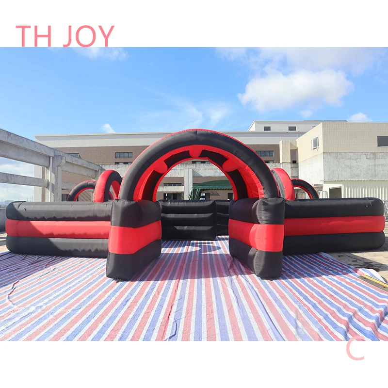 

Customized 12x12m Inflatable Maze Arena for Outdoor Laser Tag Fast Air Ship to Door Entertainment