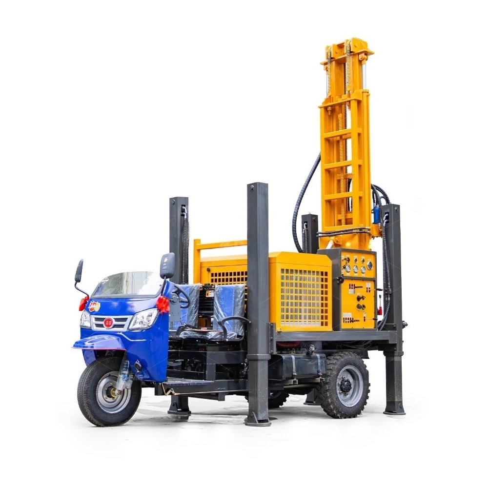 

Water well drilling rig 200 meters deep water well vehicle mounted pneumatic well drilling equipment water and gas dual purpose