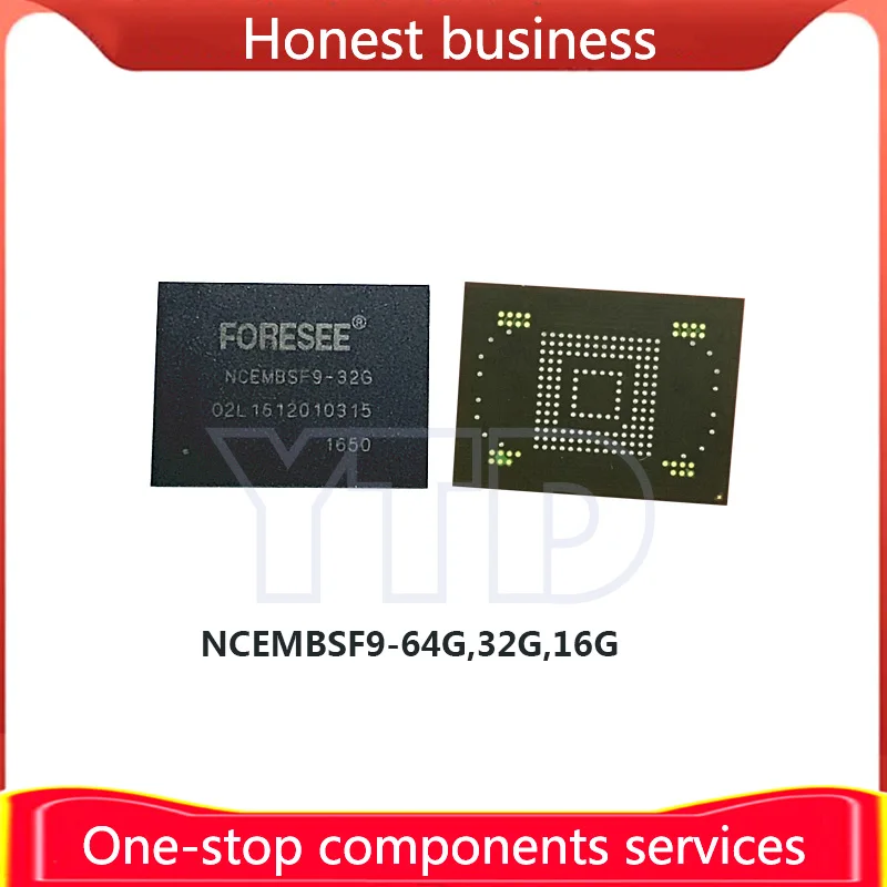 1 Piece NCEMBSF9-32G 100% Quality 100% Working EMMC 32GB BGA169 32G Chip Font Mobile Phone Hard Disk Memory NCEMBSF9