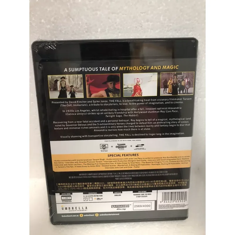 Blu-ray Disc 4K Fall Boxed Brand New Unopened