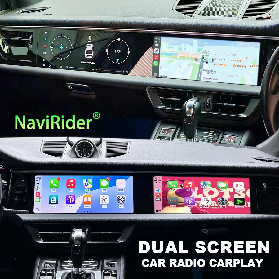

Dual Screen For Porsche MACAN 2018-2024 Android 15 Car Radio Multimedia Video Player StereoG PS Navigation Carplay Head Unit 4G