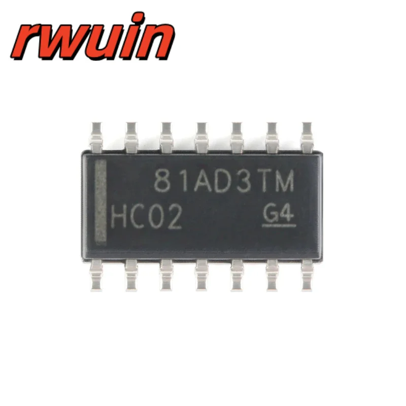 20pcs SN74HC02DR SOIC-14 HC02 Four-way 2 Input Positive NAND Gate Chip Logic Chip IC Integrated Circuit