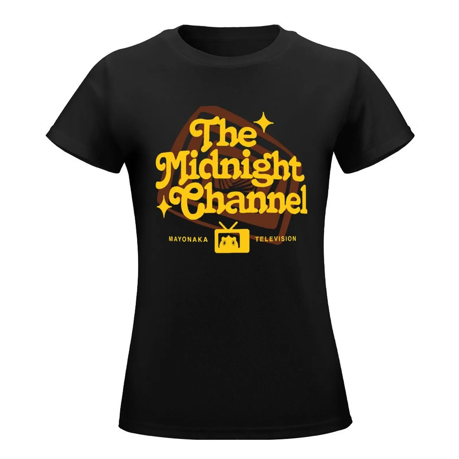 Persona 4 - Midnight Channel T-Shirt graphics funny korean fashion tops t-shirts for Women loose fit