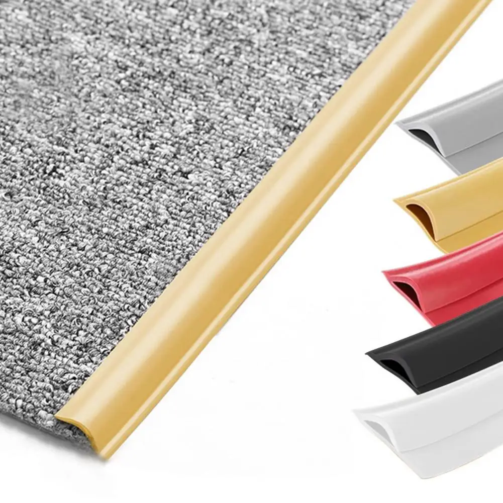 300/600CM Carpet Edge Binding Trim Self-Adhesive Waterproof Cuttable Floor Transition Strip 2025 Thick Area Rug Mat Edging Bar