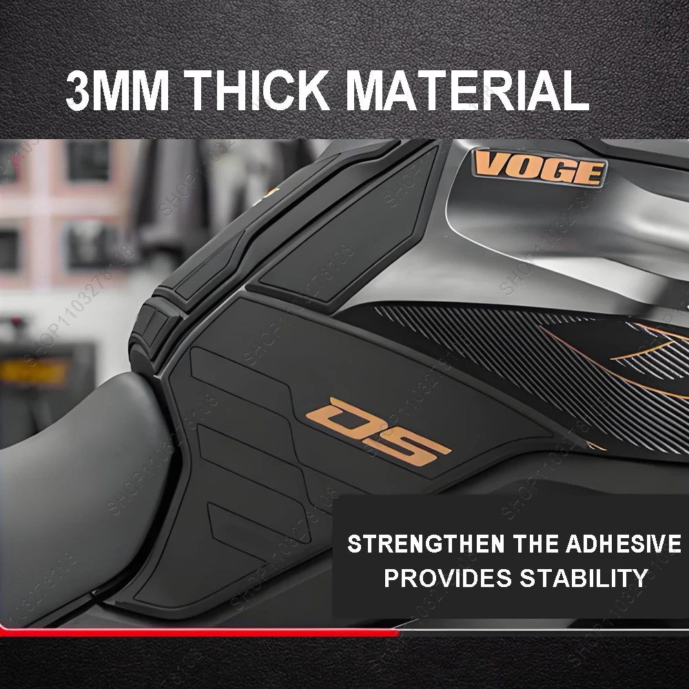 Motorcycle Accessories Tank Pad Protector Sticker Decal Gas Knee Grip Kit for Voge 900DSX 900 DSX 2024 2023