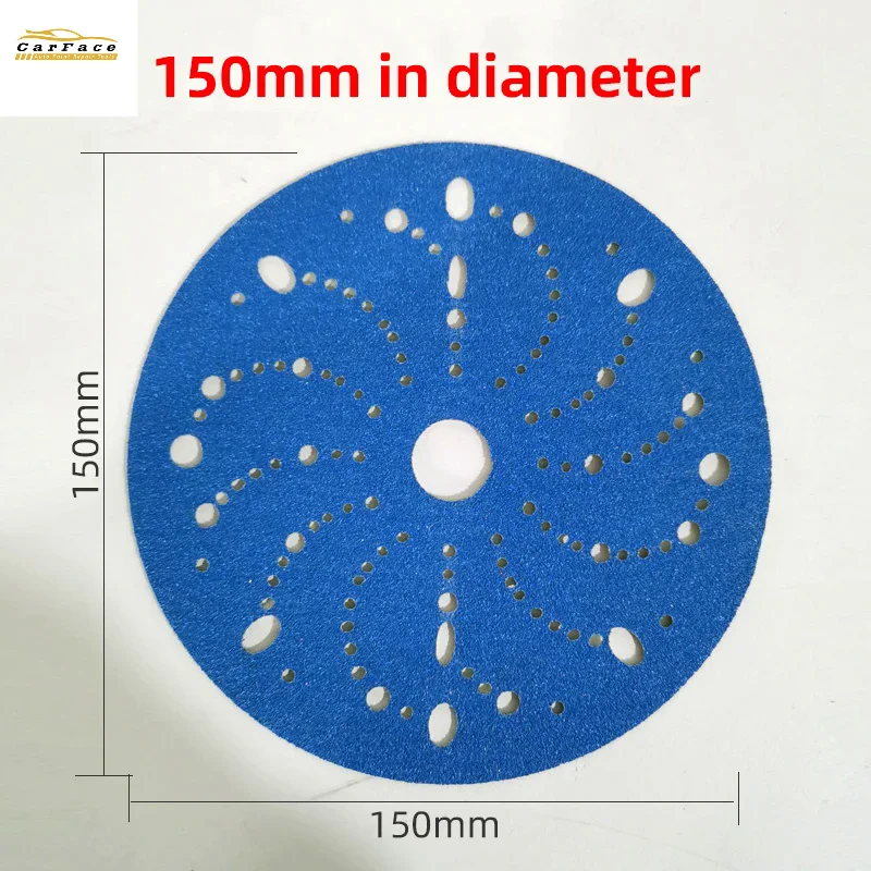 

10Pcs 3M Blue sanding disc 6 Inch Sandpaper 150MM 80-500Grits Hook and Loop Polyester Film Woodworking Car Tools Accessories