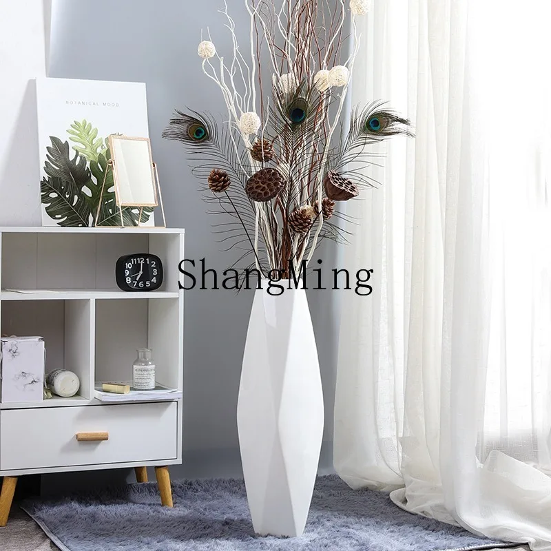 

ZHB floor-to-ceiling large vase set ornament creative living room home TV cabinet sofa decoration housewarming gift