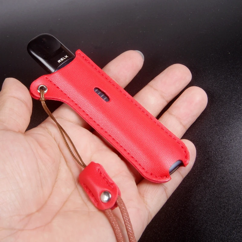 Anti-lost Lanyards Pen Rope Leather Cover Holster for Relx Phantom Device - view 5