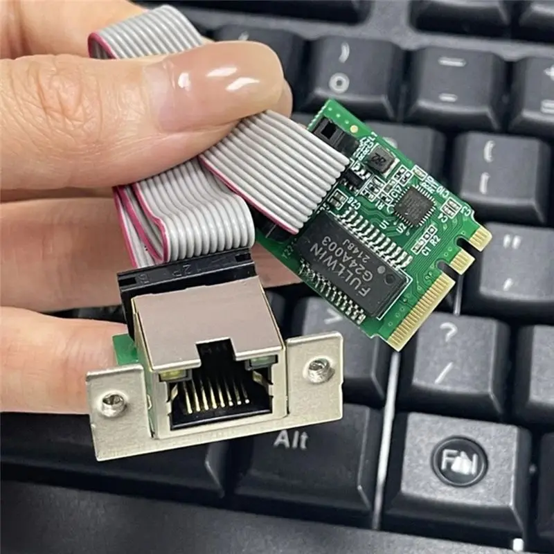 A29F-M.2 A Key And E Key Adapter Card To Single RJ45 Port 10/100/1000Mbps Ethernet Networks Card For Desktop Computer