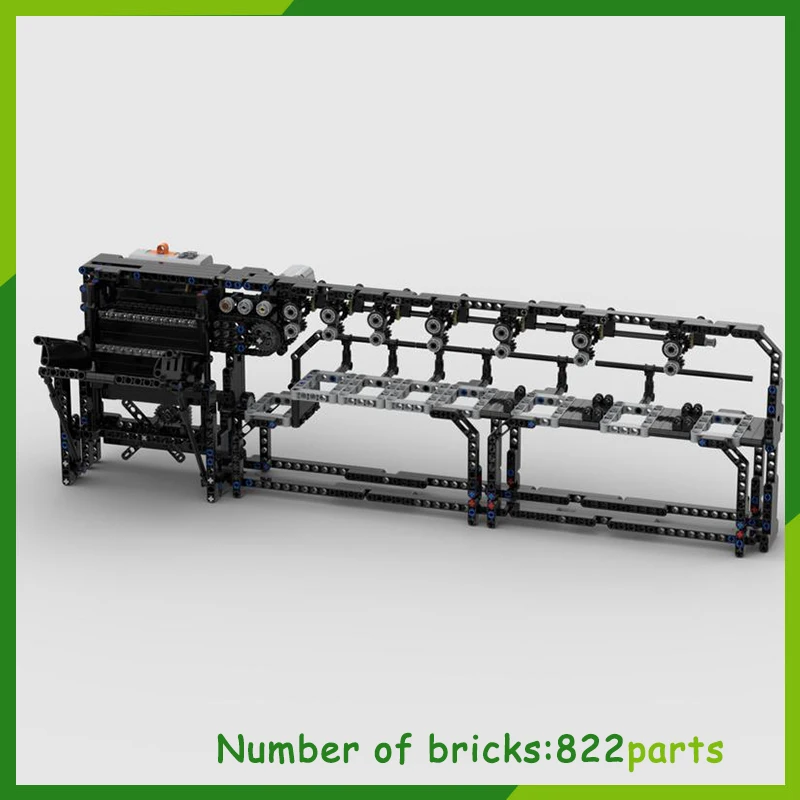 822 Stuks Gbc Bouwstenen Elektrische Vb 'S As Sorteerder Model Diy Bakstenen Technologie Creatieve Montage Speelgoed Voor Kinderen MOC-31240