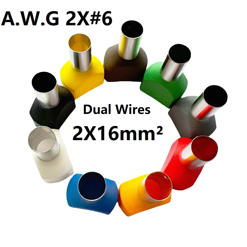 10PCS 2X16Mm² Guage…