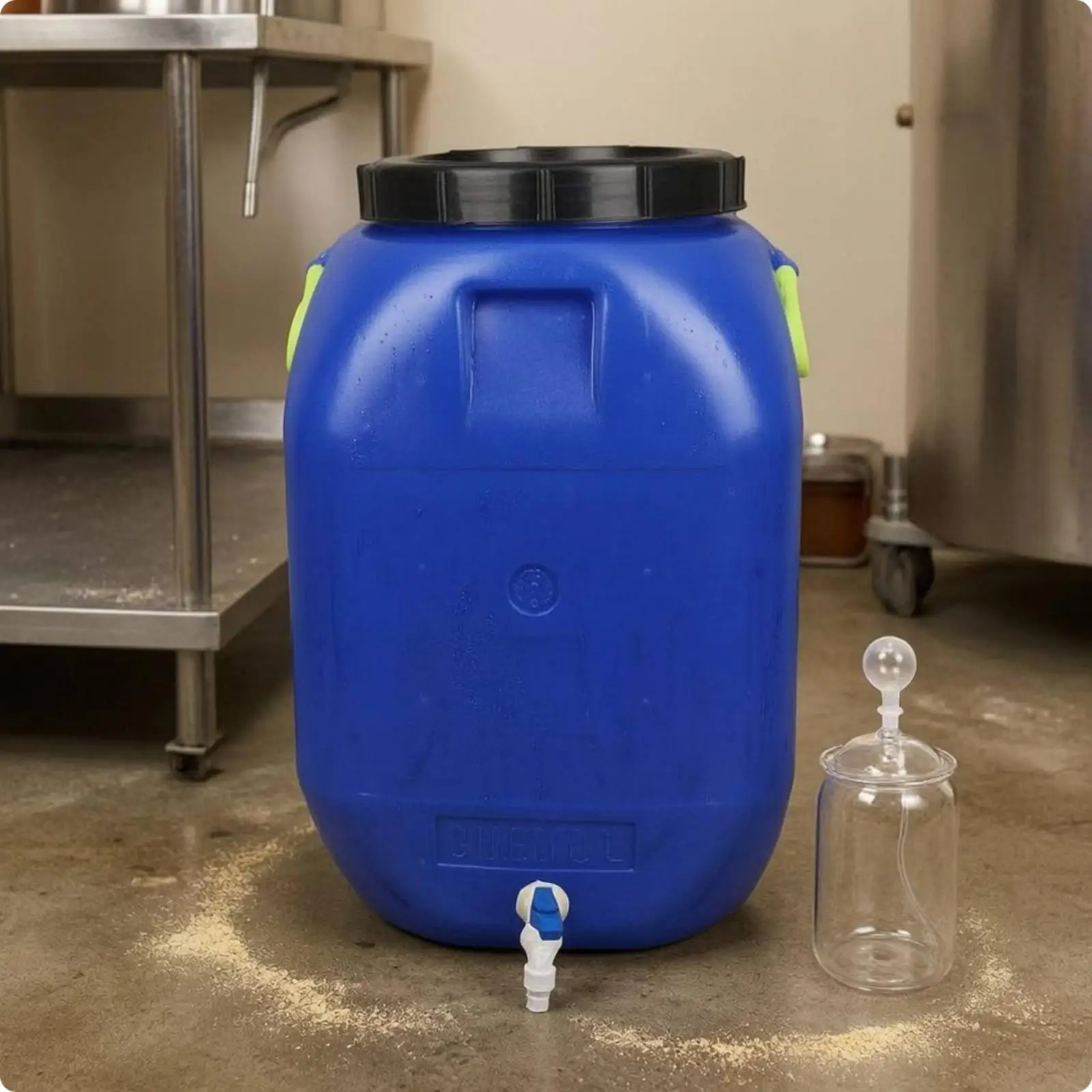 Spigot Storage Barrel Food Grade Thickened HDPE Water Bucket Portable Sealed Container for Household Utility