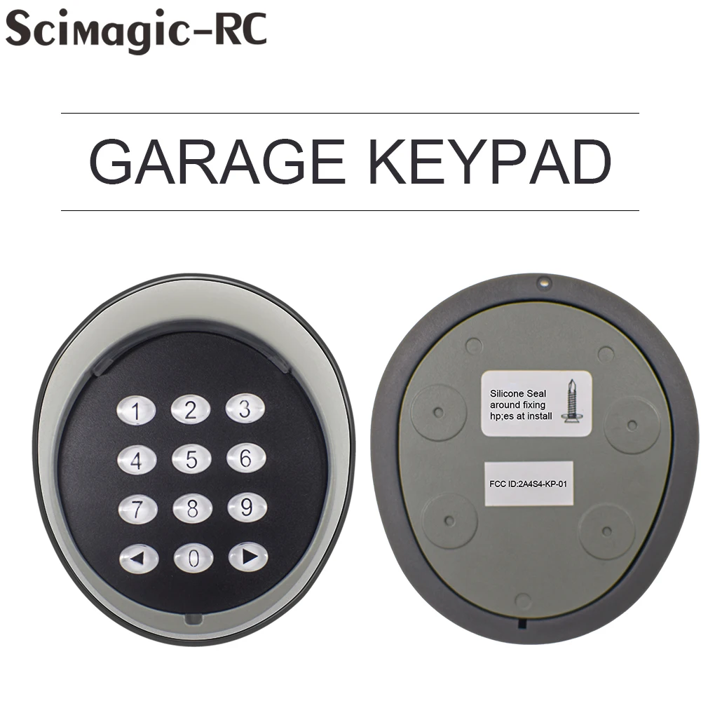 Teclado com código de rolamento sem fio, 433mhz, usado para controle de acesso doméstico, abridor automático de porta