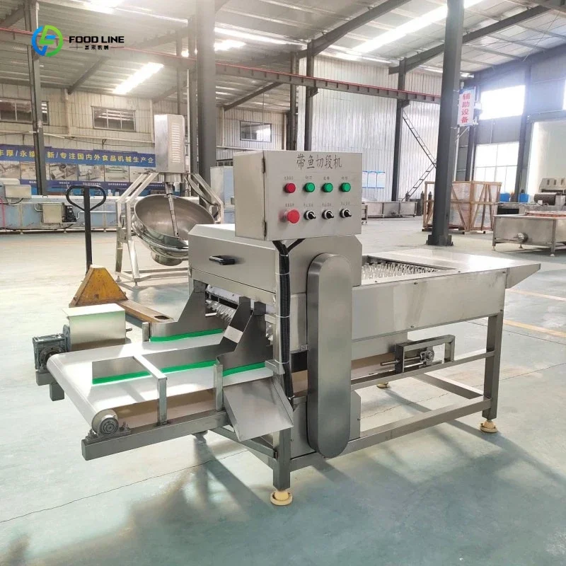Commercial Oblique Direct Tuna Pomfret Crucian Carp Tilapia Cutting Machine Hairtail Section Cutting Machine FL Customized