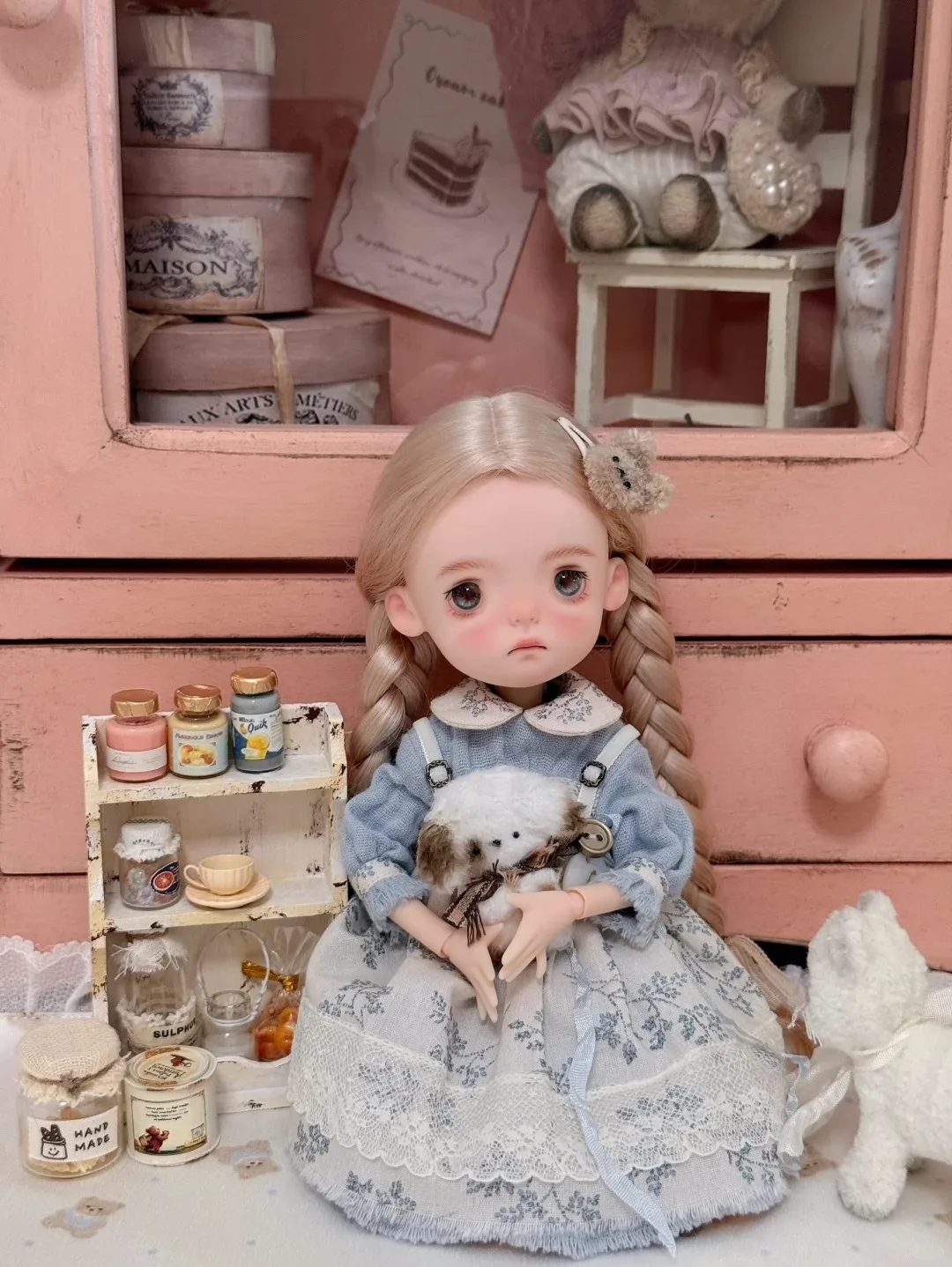 Nouveau BJD poupée 1/6 petite P jolie fille haute qualité résine jouet cadeau d'anniversaire bébé poupées en offres articulées