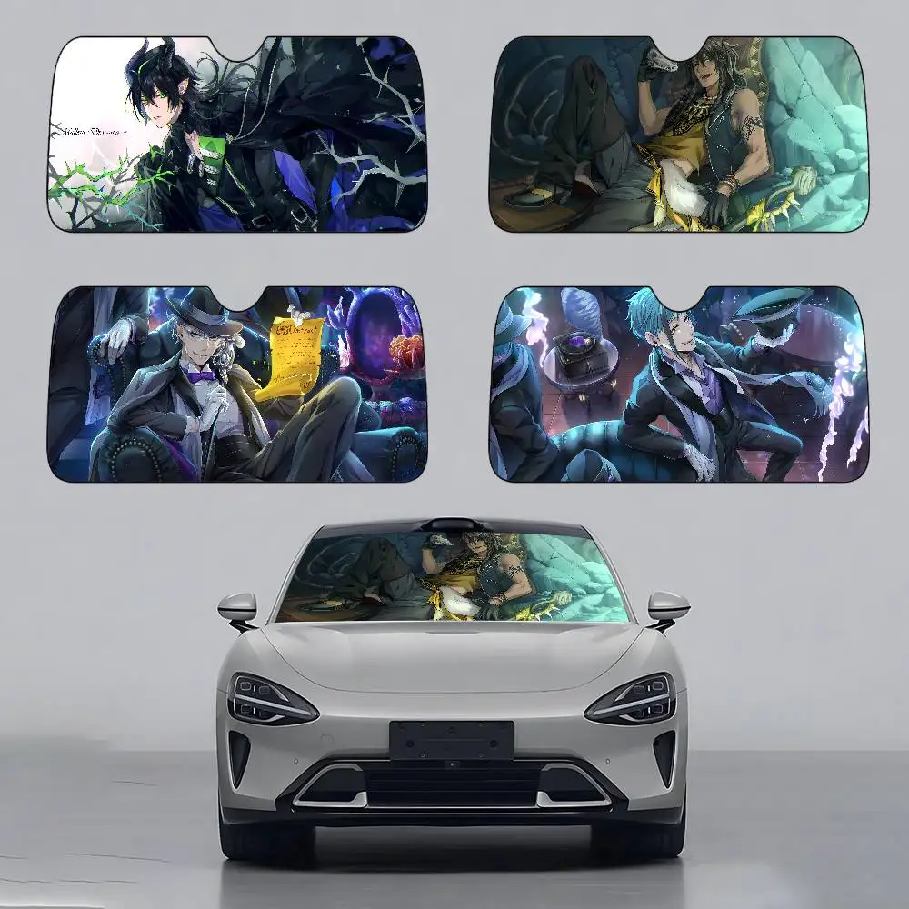 

Аниме T-Twisted Wonderland автомобильный солнцезащитный козырек лобовое стекло автомобиля универсальный солнцезащитный козырек складной козырек