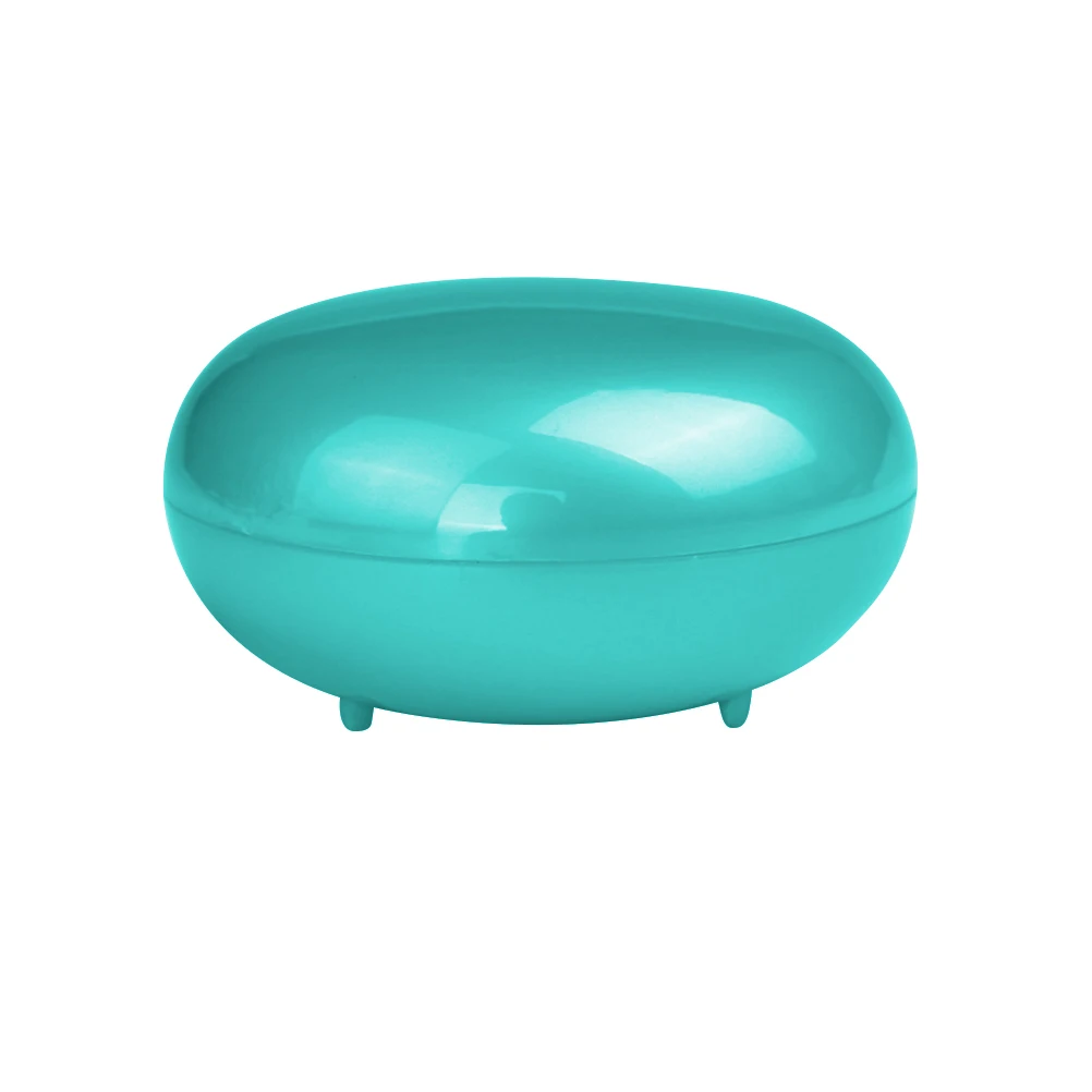

Pearlescent Soap Dish 9cm Diameter 5cm Height Bright Color Compact Lightweight Portable Travel Bathroom Soap Holder Container