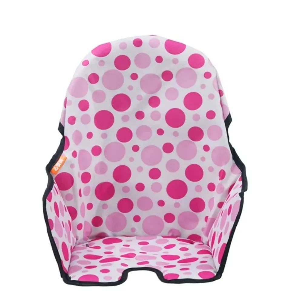 

Soft Baby Dining Chair Seat Cover Breathable Polka Dots Breathable Pad Liner Yellow Comfortable Infant High Chair Cushion