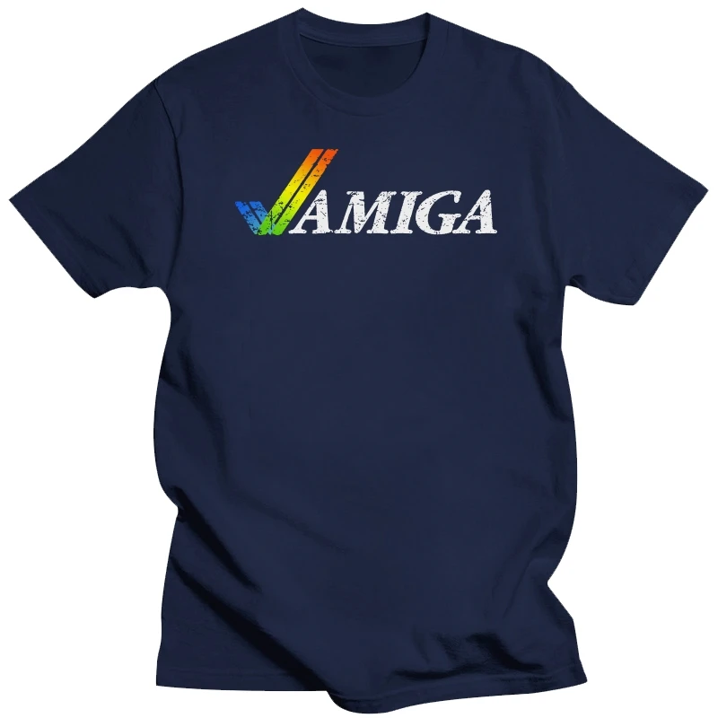 Amiga T Shirt cotton tshirt men summer fashion t-shirt euro size