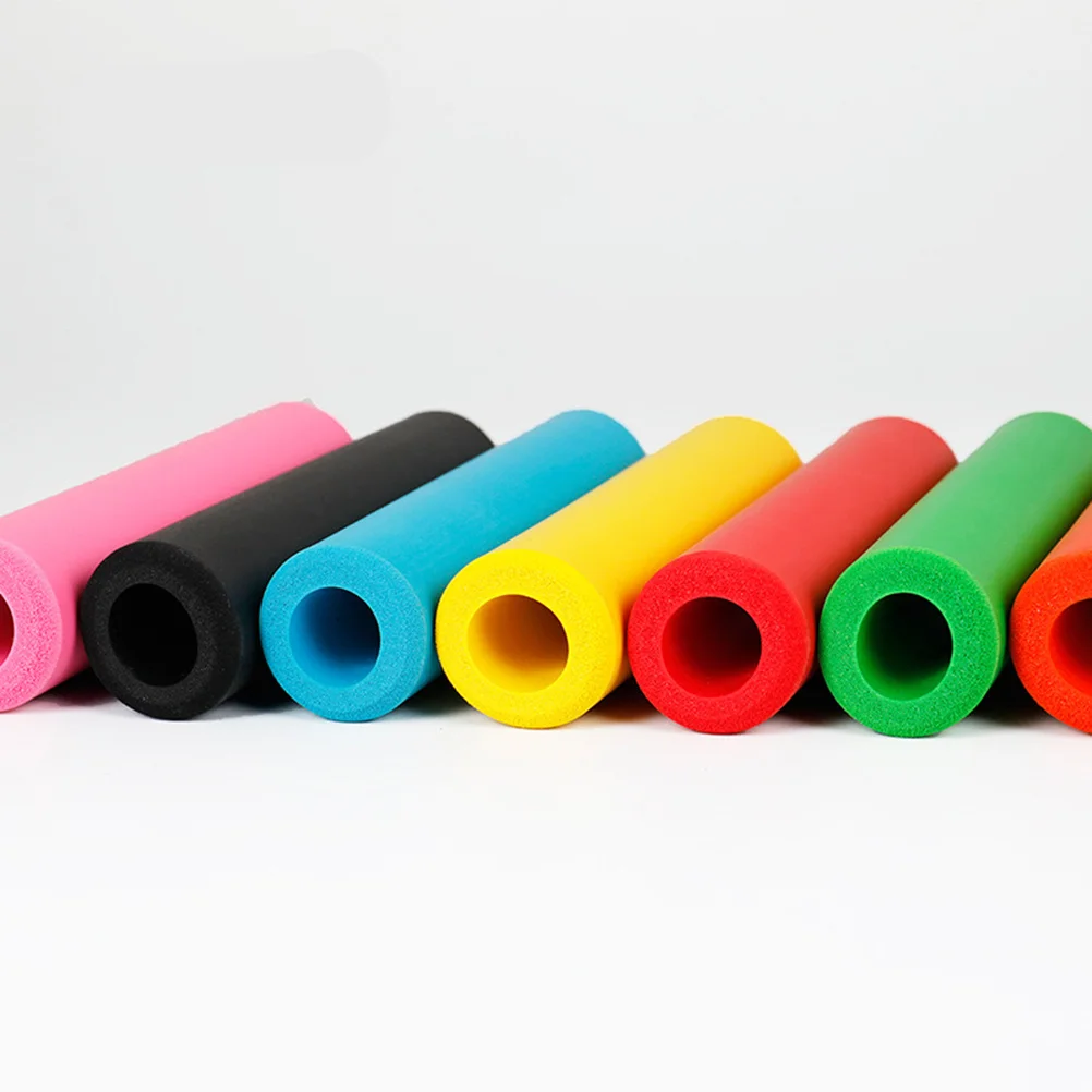 

2Pairs Bike Handlebar Grips Non-Slip Ergonomic Design Easy Install Soap Water Orange Handlebar Covers Handle Grips