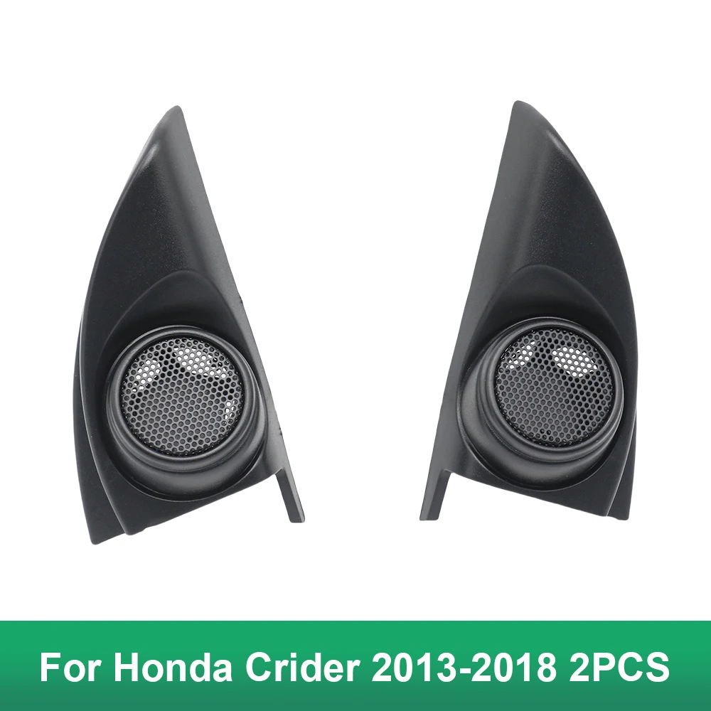 For Honda Crider 2013-2018 2PCS Car Tweeter Refitting Audio Door Angle Gum Speaker Cover Boxes Mounts