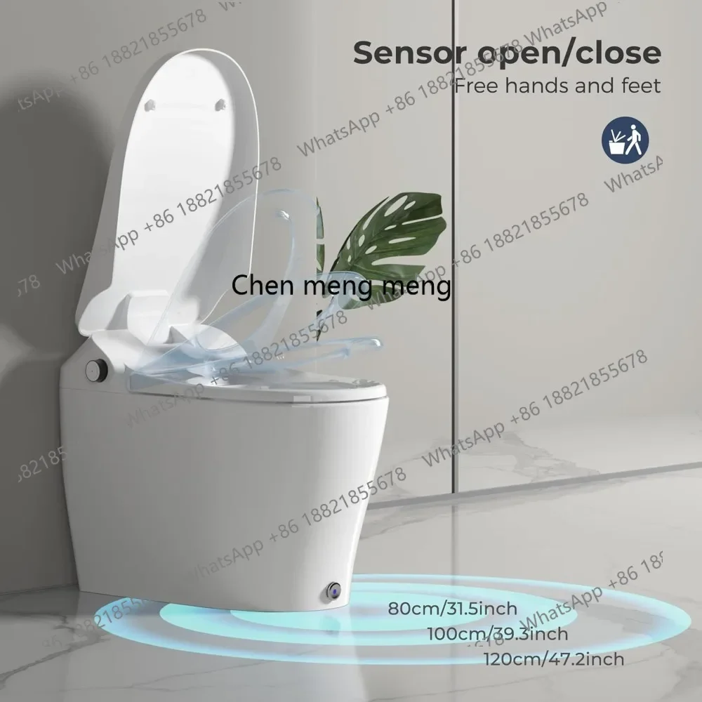 Z189 Smart Toilets with Built-in Bidet, One-Piece Toilets with Toilet Bidet, Smart Toilets and Bidets with Night Light & Heat F1
